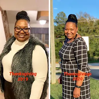 Kourtney H.'s Bio Complete 3 Before and After real result