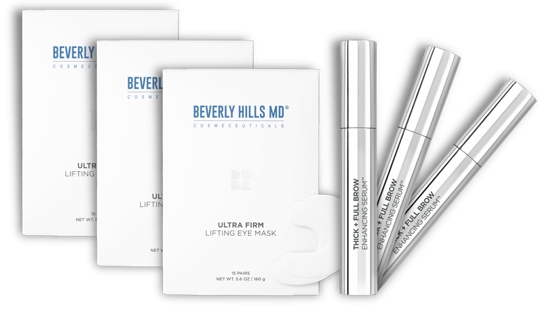 Ultra Firm Lifting Eye Mask + Thick & Full Brow Enhancing Serum bundle