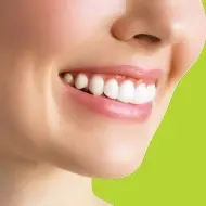 Smiling face with teeth